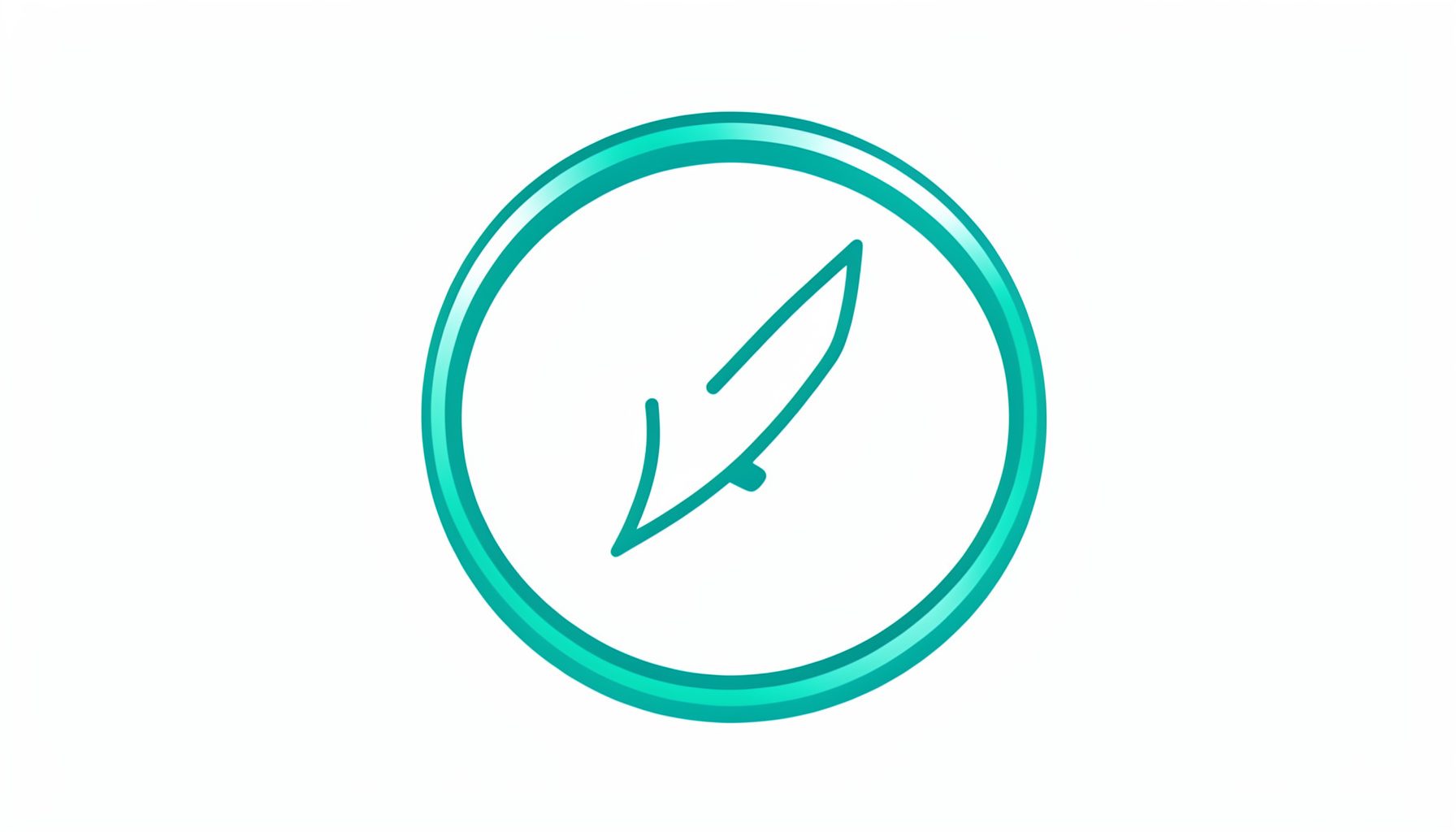 Icono de recuperación con una flecha circular, dibujo lineal en azul verdoso sobre fondo claro.